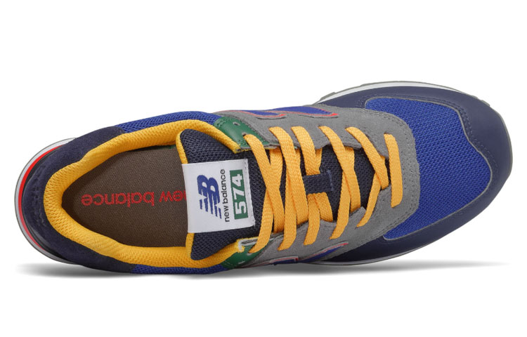 Lookbook New Balance 574 Kelabu/Biru/Merah ML574MD2