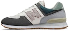 Buy New Balance 574 Kelabu Krim Hijau Pudina ML574NFU