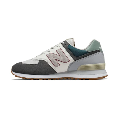 NB 574 Grey Cream Mint Green