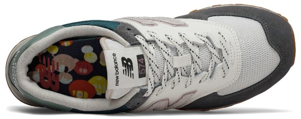 New Balance 574 Grey Cream Mint Green ML574NFU Lookbook New Balance 574 Grey Cream Mint Green ML574NFU
