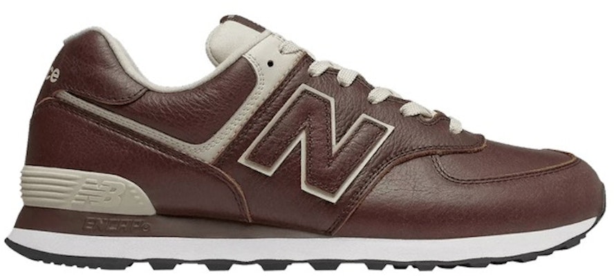 Buy New Balance 574 Leather Dark Brown ML574LPB Novelship