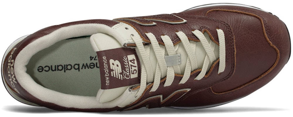 New Balance 574 Kulit 'Coklat Gelap' ML574LPB Lookbook New Balance 574 Kulit 'Coklat Gelap' ML574LPB