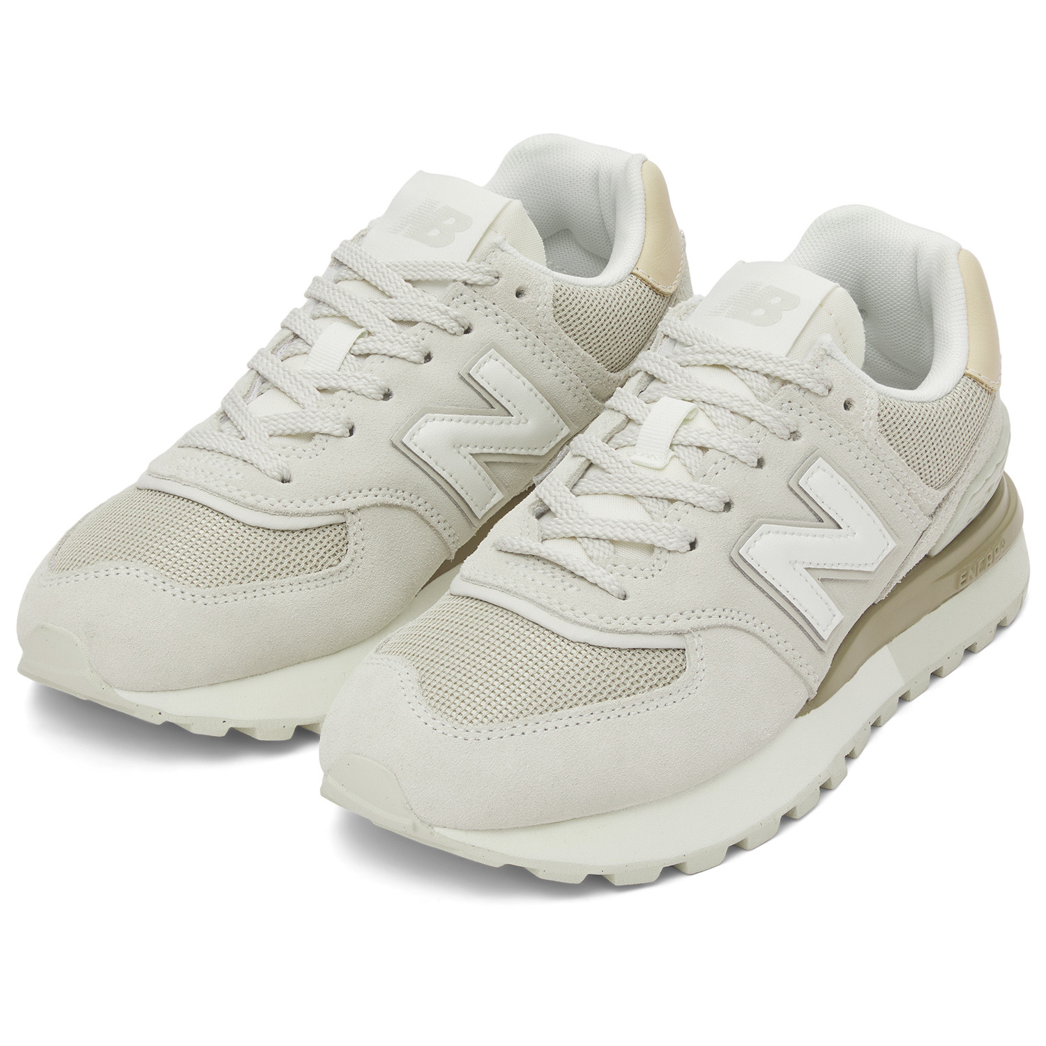 Shop New Balance 574 傳奇款「米色」U574LGDW