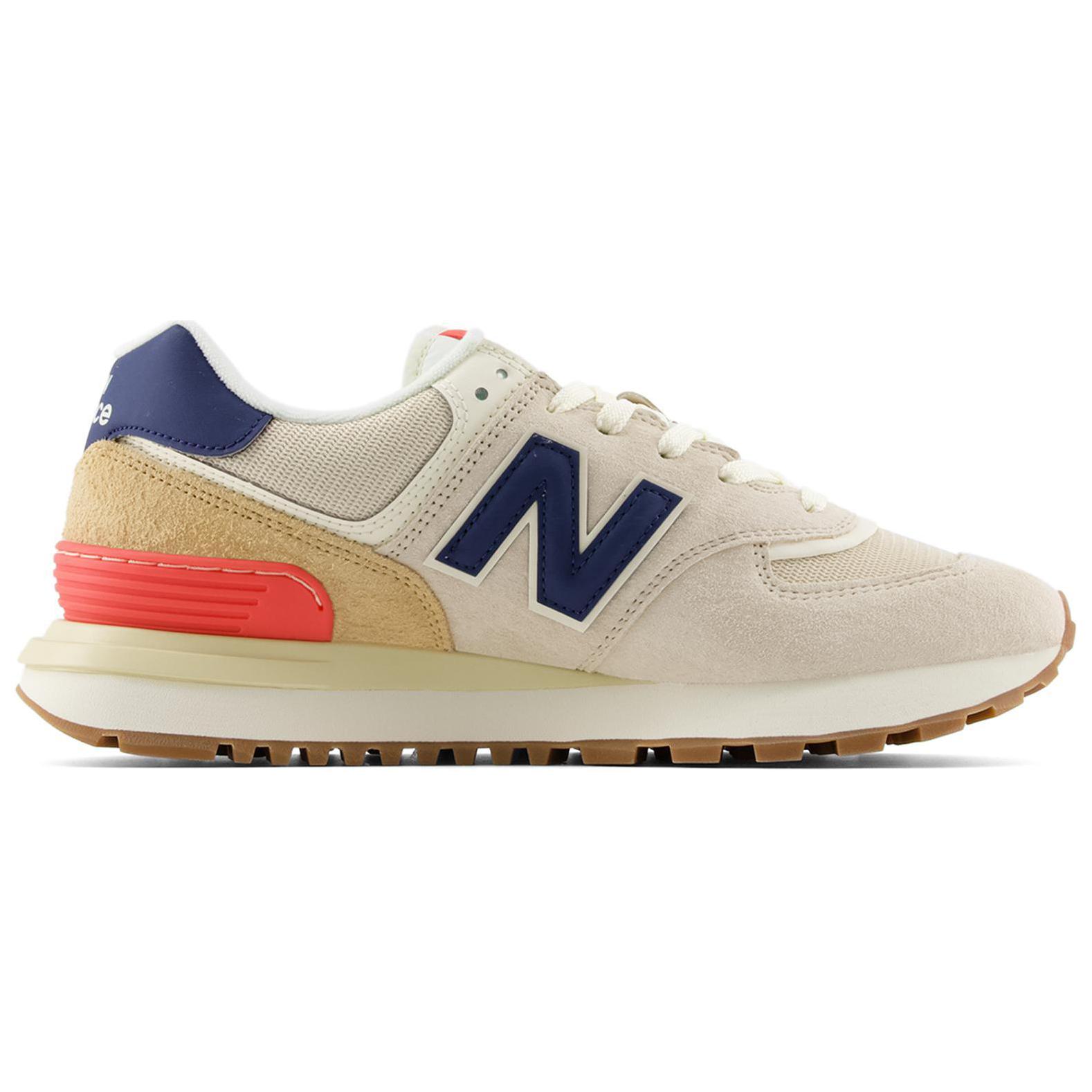 Lookbook New Balance NB 574 舒適百搭 防滑耐磨 低筒 生活休閒鞋 男女同款 卡其色