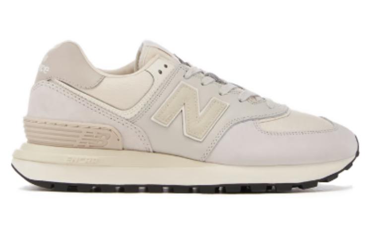 Lookbook New Balance 舒適 百搭減震耐磨 低幫 休閒跑步鞋 男款 白灰色