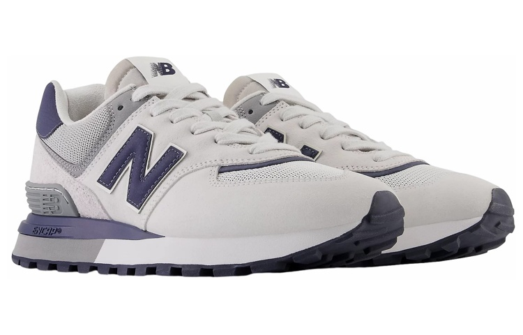 Shop New Balance 574 經典款 '白色海軍藍' U574LGHY