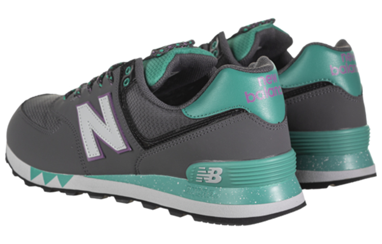 Lookbook ニューバランス574ローカット グレー/グリーン ML574FT