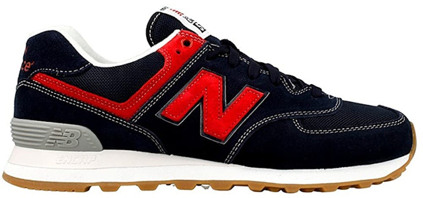뉴발란스 574 로우탑 블루/레드 ML574WDH Order 뉴발란스 574 로우탑 블루/레드 ML574WDH