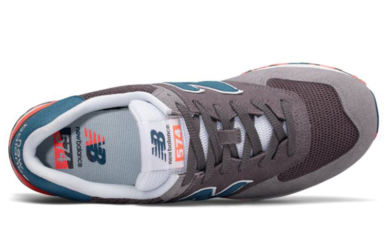 Lookbook New Balance 574 Gemarmerd Licht Shale Zee Rook ML574UJB