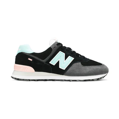 NB 574 Marbled Street Black