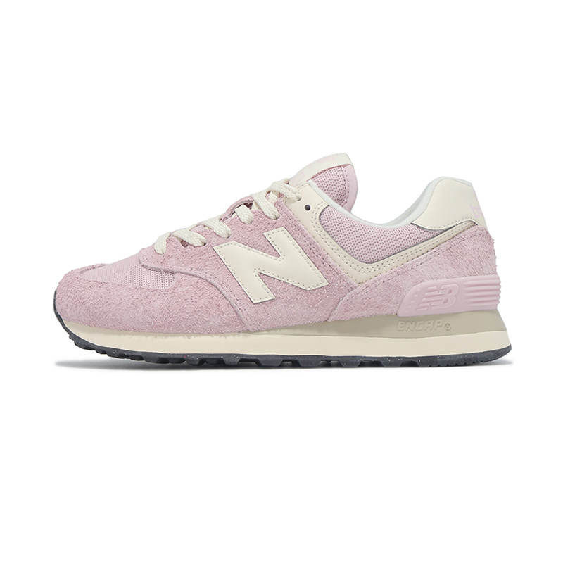 (Women) New Balance 574 Retro Sneakers Red/Pink Plain Design WL574CPP