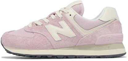 (Women) New Balance 574 Retro Sneakers Red/Pink Plain Design WL574CPP (Women) New Balance 574 Retro Sneakers Red/Pink Plain Design WL574CPP