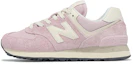 Buy (W) New Balance 574 Zapatillas Retro Rojo/Rosa Diseño Simple WL574CPP