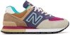 New Balance 574 Rugged 'Navy Brown' Lelaki Kasual Sneakers ML574DWO