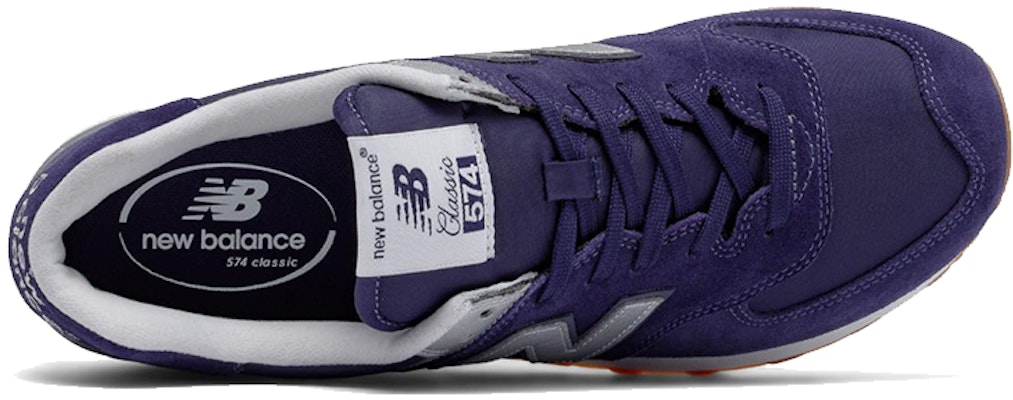 新百伦 574系列 舒適透氣 拼接運動跑步鞋 藍紫色 Lookbook 新百伦 574系列 舒適透氣 拼接運動跑步鞋 藍紫色