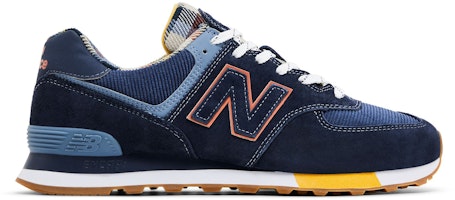 New Balance 574 'Dark Blue Plaid' ML574HMK New Balance 574 'Dark Blue Plaid' ML574HMK