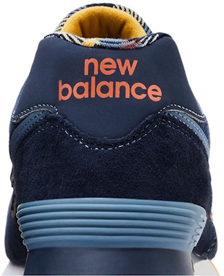 New Balance 574 Siri Bernafas Tahan Lama Anti-Licat Retro 'Biru' ML574HMK Sizing New Balance 574 Siri Bernafas Tahan Lama Anti-Licat Retro 'Biru' ML574HMK
