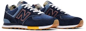 Cheap New Balance 574 Siri Bernafas Tahan Lama Anti-Licat Retro 'Biru' ML574HMK
