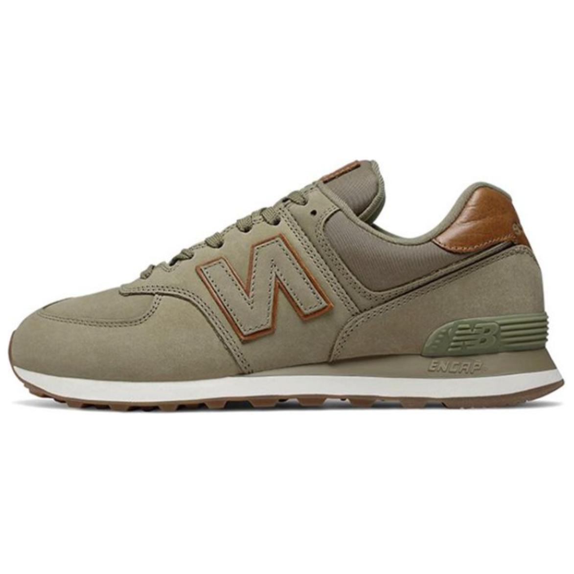 Buy New Balance 574系列 棕/绿色 ML574NBF
