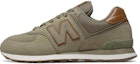 Buy New Balance 574系列 棕/绿色 ML574NBF