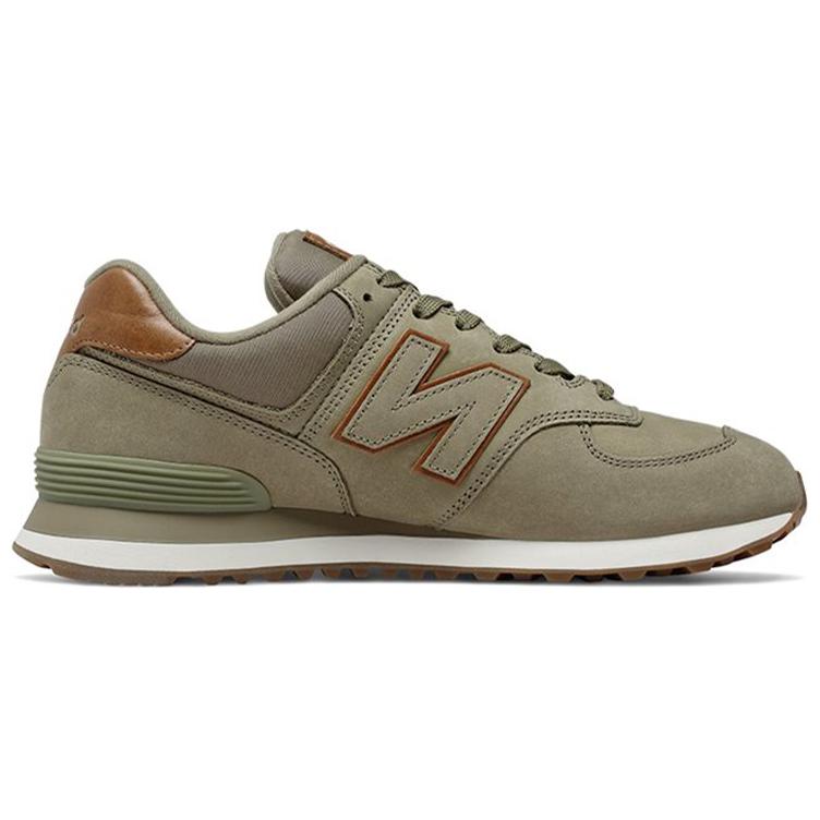Order New Balance 574系列 棕/绿色 ML574NBF