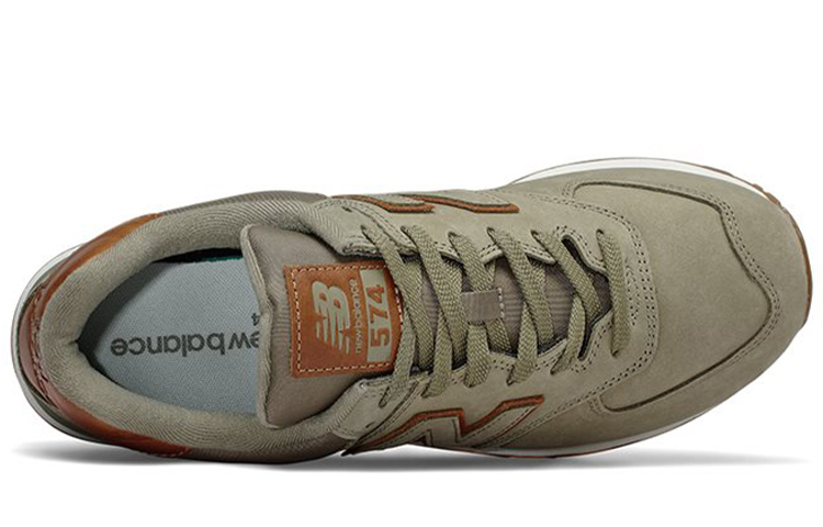 Lookbook New Balance 574系列 棕/绿色 ML574NBF