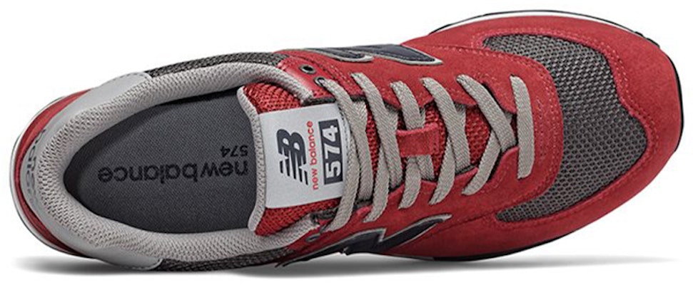 New Balance 574 Siri Core Plus Biru 'Merah Kelabu' ML574FNB Lookbook New Balance 574 Siri Core Plus Biru 'Merah Kelabu' ML574FNB