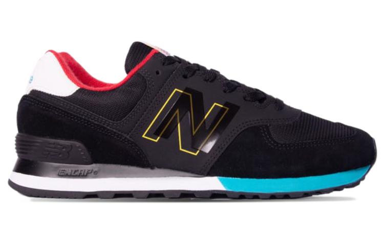 Order New Balance 574 Series Tahan Aus Hitam Biru 'Cement' Nyaman ML574BZ2
