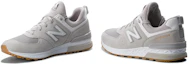 Lookbook 뉴발란스 574 시리즈 D 와이드 그레이 화이트 (77 characters) MS574FCG