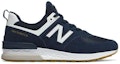 Order New Balance 574 系列 D 宽型海军蓝 MS574FCN