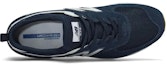 Shop New Balance 574 系列 D 宽型海军蓝 MS574FCN