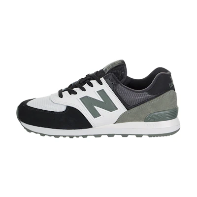 NB 574 Series Low-Top Black/White/Grey 'Cement'