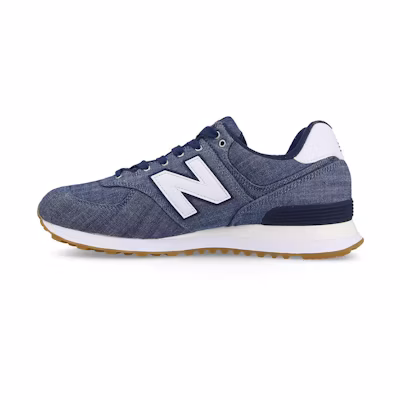 NB 574 Series Low-Top Denim-Blue 'Blue White Brown'
