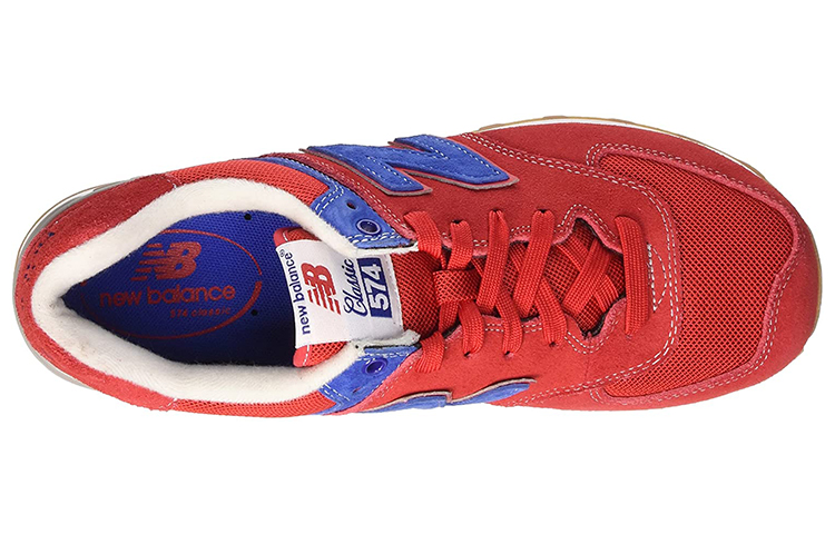 Lookbook New Balance 574 Low-Top Rojo/Azul ML574WTR