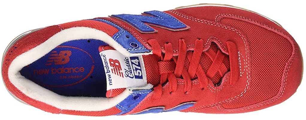 New Balance 574 Low-Top Rojo/Azul ML574WTR Lookbook New Balance 574 Low-Top Rojo/Azul ML574WTR