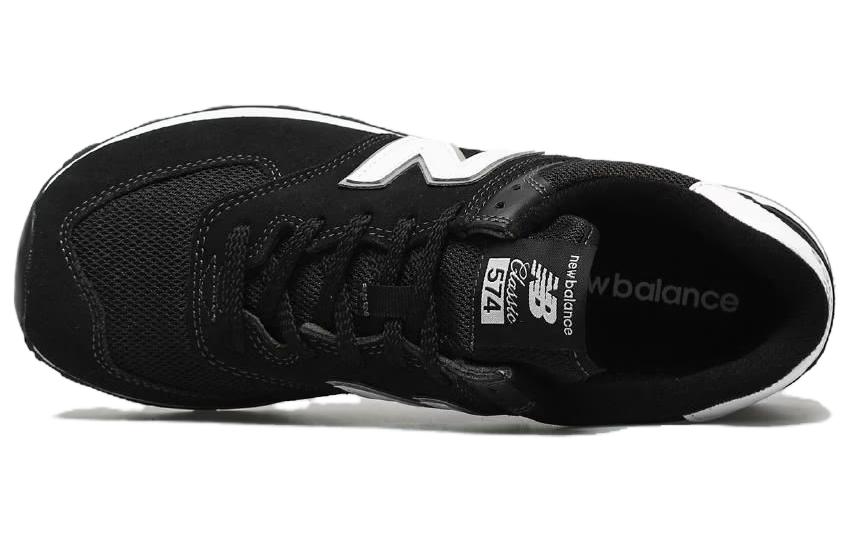 NB 574 Series Low Tops Casual Black 'White' 圖 4