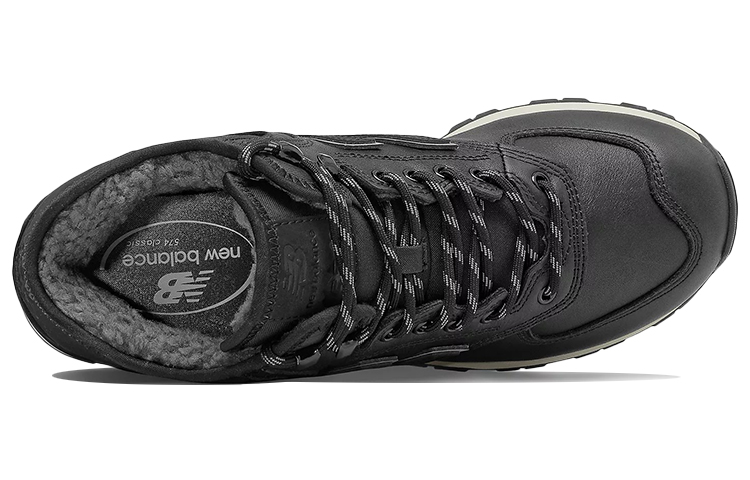 Shop New Balance 574 Series Mid Tops Black MH574GX1