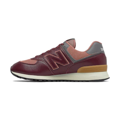 NB 574 Series Shock Absorption Wear-resistant Non-Slip Retro Sports Red