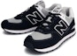 Lookbook New Balance NB 574 低幫 跑步鞋 男女同款 白黑色