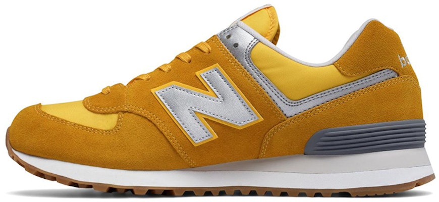 New Balance NB 574 簡約 透氣 低幫 跑步鞋 男款 薑黃色 Buy New Balance NB 574 簡約 透氣 低幫 跑步鞋 男款 薑黃色