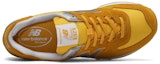 Lookbook New Balance NB 574 簡約 透氣 低幫 跑步鞋 男款 薑黃色