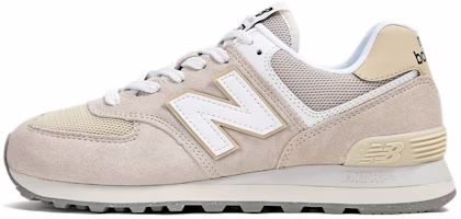 New Balance 574 Shoes 'Beige White' U574FOG-D New Balance 574 Shoes 'Beige White' U574FOG-D