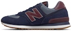 Buy ニューバランス574 ブルー/ブラウン ML574SPO