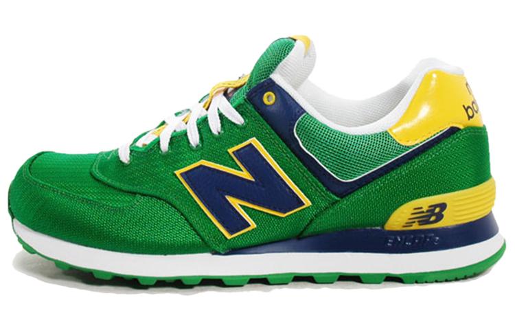 Buy 新百伦 574 运动鞋 绿/黄配色 ML574PGN