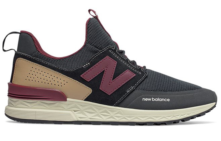 Order New Balance 574 Sport &#x27;Hitam Burgundy&#x27; MS574DTY