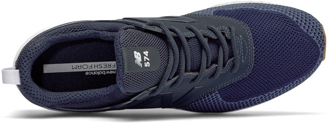 New Balance 574 Sepatu Sport Biru Klasik MS574EMB Lookbook New Balance 574 Sepatu Sport Biru Klasik MS574EMB
