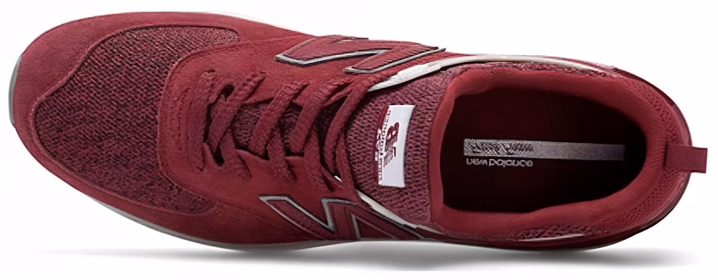 New Balance 574 运动鞋酒红色款 MS574CE Lookbook New Balance 574 运动鞋酒红色款 MS574CE