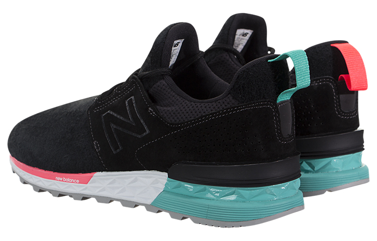 Lookbook New Balance 574 Sport Low-Top 'Hitam' MS574D0A