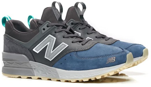 New Balance 574 Sport Mita Hitam Biru Abu-Abu MS574MTA Lookbook New Balance 574 Sport Mita Hitam Biru Abu-Abu MS574MTA