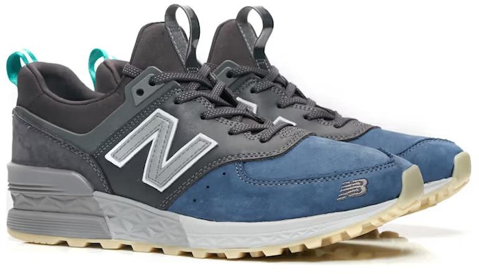 New Balance 574 Sport Mita Black Blue Grey MS574MTA Lookbook New Balance 574 Sport Mita Black Blue Grey MS574MTA